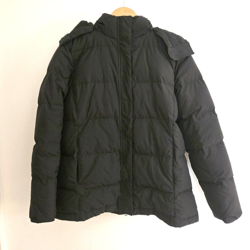 L.L. Bean Women's Ultrawarm Jacket Black Down Insulated Puffer Winter Coat L